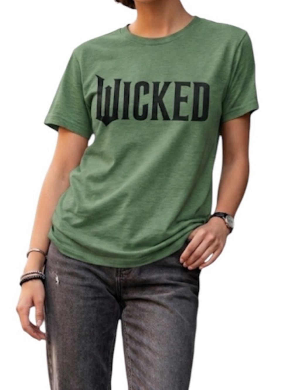 Universal Green Wicked Short Sleeve Tee Color Change Fabric Size: Medium